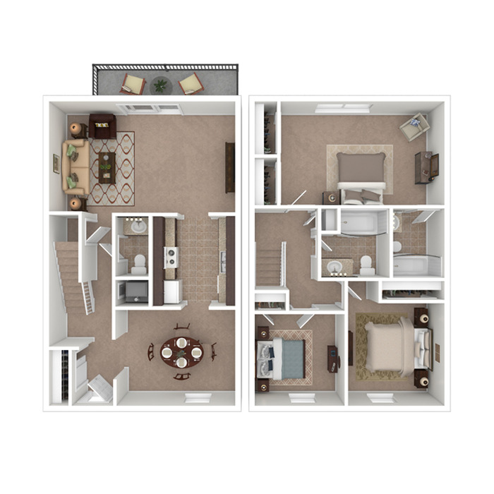 3.25THB Floor Plan Image
