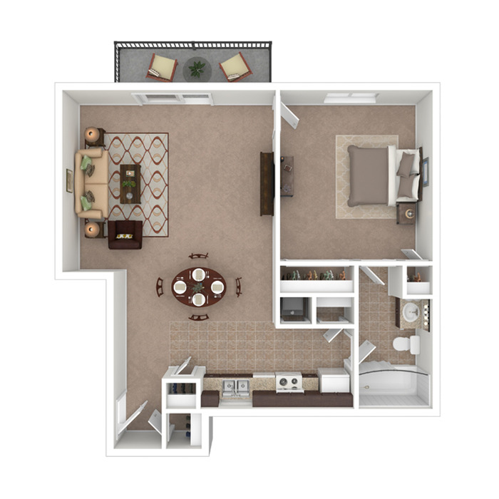 1.1B Floor Plan Image
